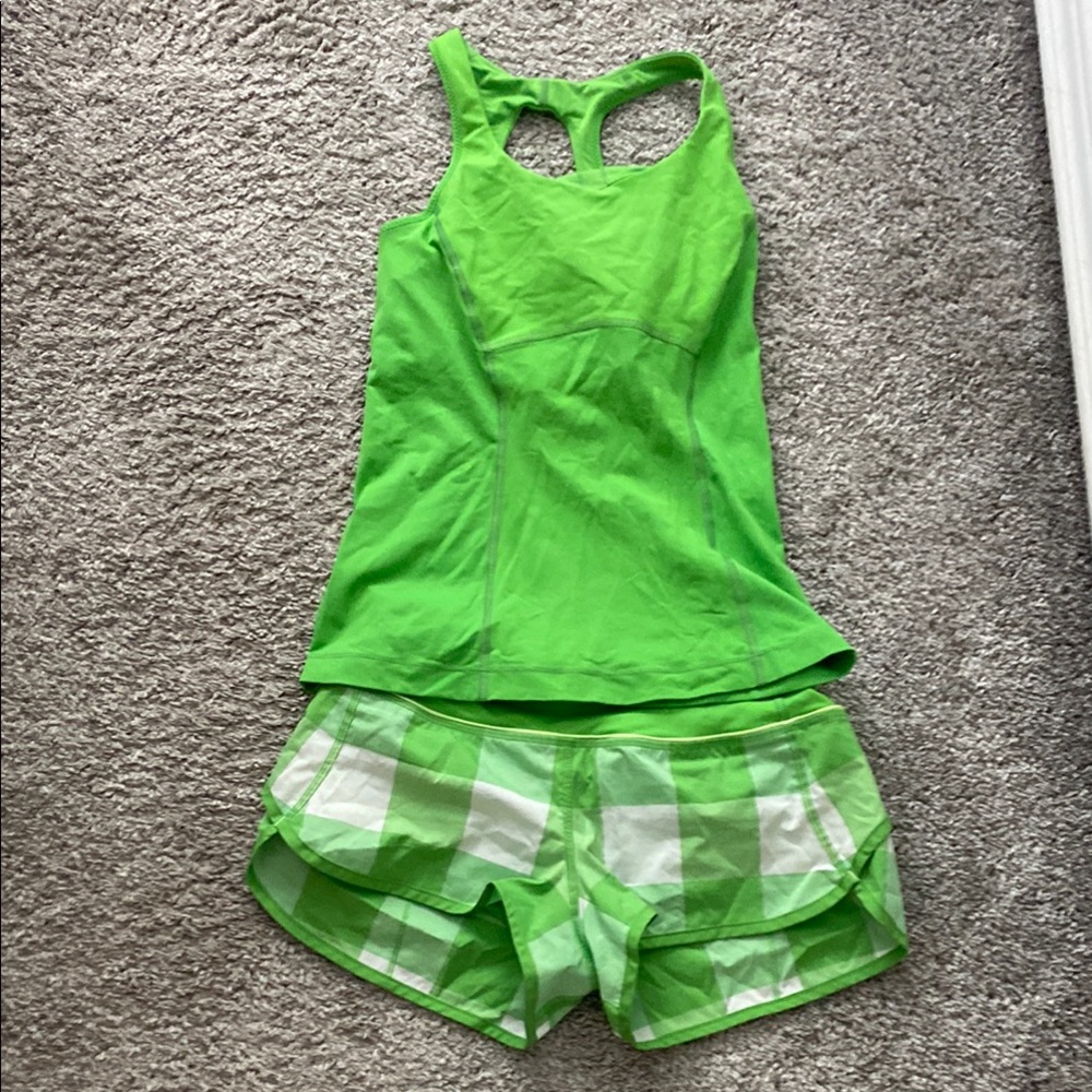 lululemon athletica Green Athletic Shorts